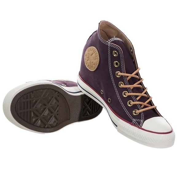 Converse Women's Sneakers in Dark Brown and Tan - Picture 3 of 15